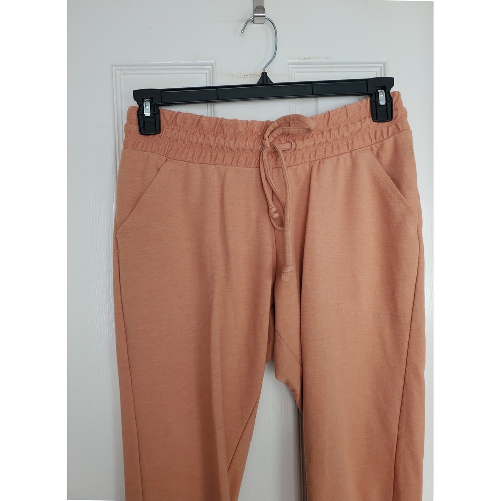 FP Movement Joggers Salmon Orange Drawstring Elastic Waist Sweatpants Size M - Picture 2 of 11